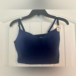 NWT PINK Victoria’s Secret Wireless / Lightly Lined Push Up Lounge Bra M Navy